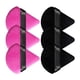thumbnail image 3 of Herramientas De Soplo De Maquillaje De Belleza, Resistencia Flexible, Maquillaje Uniforme, Esponja Suave Reutilizable En Negro Y Rojo Rosa, Soplos De Maquillaje Facial Con Correa, 3 of 8