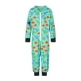 thumbnail image 2 of Nituyy Christmas Pajamas for Family Matching Xmas Christmas Pjs Set Santa Claus Cartoon Print Cute Holiday Family Sleepwear, 2 of 10