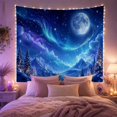 thumbnail image 2 of Mountain Lake Vast with Nighttime Starry Luminous Full, Mystical Fantasy for Space Lovers, Galaxy Room Decor, Christmas Gift, Tapestry Wall Hanging for Bedroom and Dorm, 2 of 7