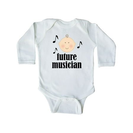 

Inktastic Future Musician Baby Gift Baby Boy or Baby Girl Long Sleeve Bodysuit