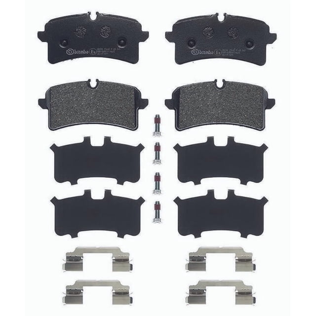 Brembo Brake Pad P65040 FMSI Number D1780-9009; Low-Metallic; Set Of 4