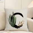 thumbnail image 1 of Decoración del hogar, sala de estar, decoración del alfabeto, fundas de almohada de 18 x 18 pulgadas, letra A rosa, fundas de almohada florales, fundas de cojín cuadradas de terciopelo blanco suave,, 1 of 6