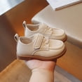 thumbnail image 3 of Owordtank Toddler Girls Boys PU Leather Loafers Comfort Soft Rubber Sole Dress Shoes Toddler Baby Walking Shoes, 3 of 8