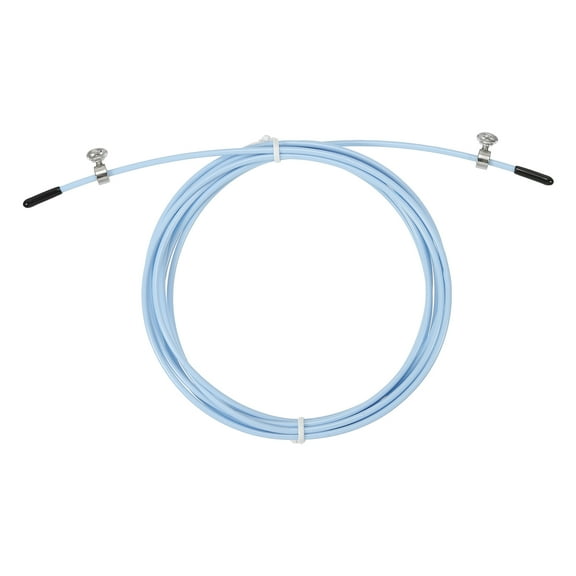 Uxcell 10Ft Speed Jump Rope Replacement Cable 2.5mm Professional Skipping Rope Steel Wire Blue