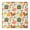 Christmas Square-1, variant on Christmas Themed Table Cover with Full Elastic Perimeter, 34x34 Square Dimensions, Engineered to Lie Flat Without Wrinkles for Elegant Dining