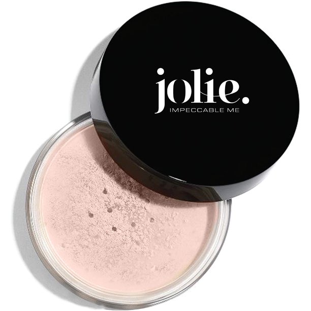 Jolie Polvo facial translúcido suelto - Polvo fijador de maquillaje ultra fino y sedoso (Nude 01A)