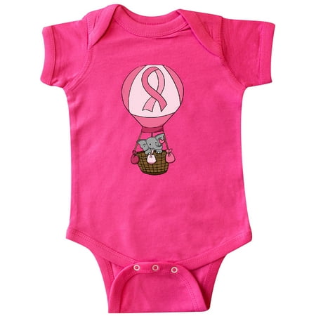 

Inktastic Pink Awareness Elephant Gift Baby Boy or Baby Girl Bodysuit