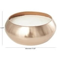 thumbnail image 3 of CosmoLiving by Cosmopolitan Copper Metal Tropical Breeze Scented Wide 125 oz 5 Wick Candle with White Wax, 3 of 7