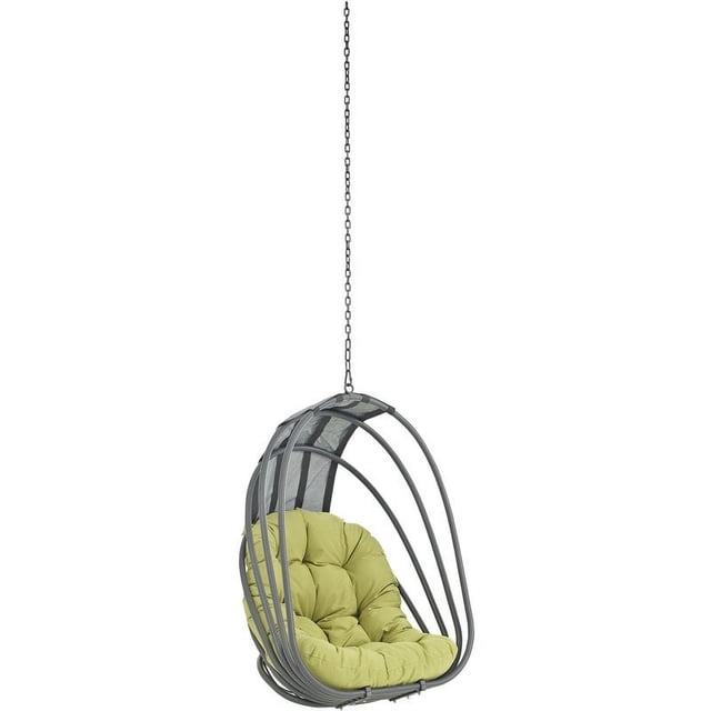 Modway Whisk Outdoor Patio Swing Chair Without Stand in Peridot