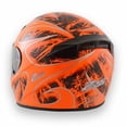 thumbnail image 3 of Zamp ZAMH045C08M FS-8 Full Face Helmet, Orange & Black - Medium, 3 of 3