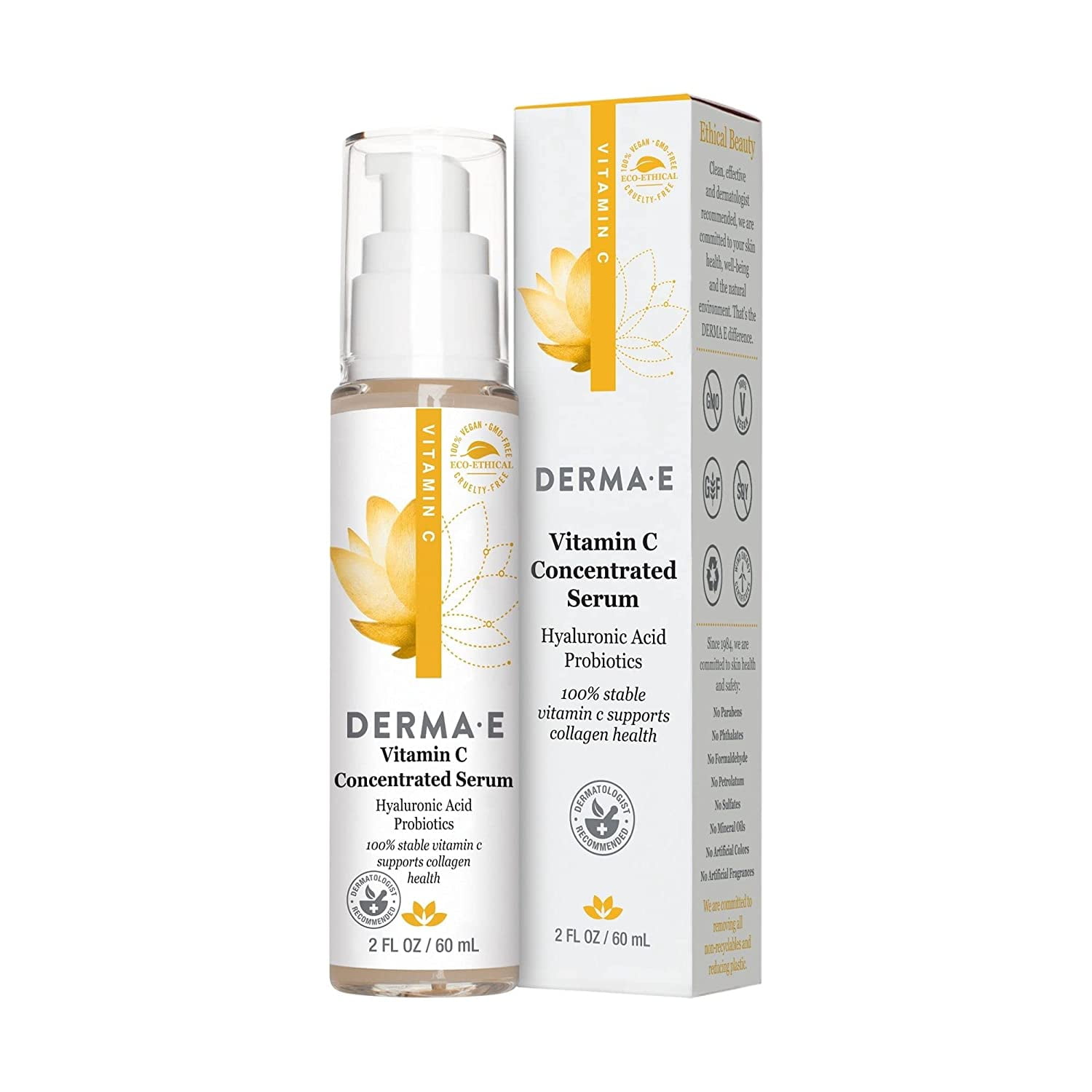 DERMA-E, Vitamin C Serum Fluid Ounce, opaque, 2 oz - Walmart.com
