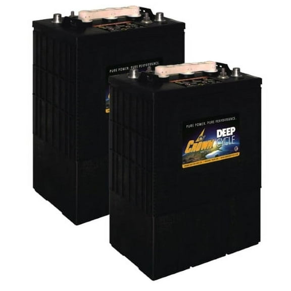 CR-390 Crown Replacement For L16E-AC, 6V 390 Ah Deep Cycle Battery X2
