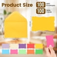 thumbnail image 3 of Paquete de 100 minitarjetas con sobres, 10 colores, 4 x 2,7 pulgadas, 3 of 8