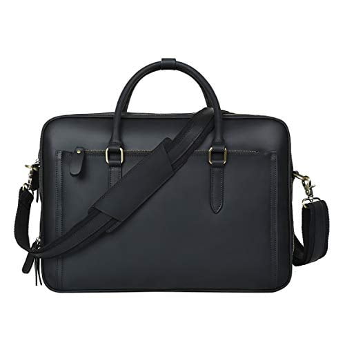 leathario leather briefcase