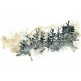 thumbnail image 2 of Vess, June Erica 24x17 Black Ornate Wood Framed with Double Matting Museum Art Print Titled - Misty Hillside II, 2 of 4