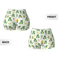 thumbnail image 5 of Haiem Funny Toad No Front Seam Biker Shorts for Women Yoga Workout Gym Bike Shorts with Tummy Control Moisture-Wicking-Small, 5 of 9