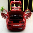 thumbnail image 2 of Modèle de Voiture en Alliage 1:24 Mazda RX7-FC Édition à Tirer Jouet Électrique Modèle de Voiture Avancé Objets de Collection red-nobox, 2 of 5