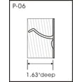 thumbnail image 2 of QCAA Solid Brass Edge Pull, 4", Satin Nickel, 1 Pack, Made in Taiwan, 2 of 4