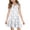 #A08-White, variant on XADYUY Girls Summer Dresses 10/12 Button A-Line Sleeveless Midi Dress Vintage Floral Casual V-Neck Swing Skirt with Pockets for 4-14t Kids