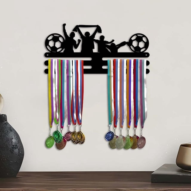 Elodie Porte-Médailles Présentoir Polyvalent pour Médailles de Course Athlétiques Récompense Sportive 30x14,39cm