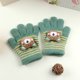 thumbnail image 1 of Guantes para niños, cálidos, de invierno, con forro polar, gruesos, de cinco dedos, multidedos, para niñas, de dedos completos, resistentes al frío, 1 of 6