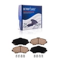 thumbnail image 5 of Detroit Axle - Front Brake Kit for Volkswagen Routan Chrysler Town & Country Dodge Journey Grand Caravan C/V Drilled Slotted Brake Rotors Ceramic Brake Pads: 11.89" Rotor, 5 of 8
