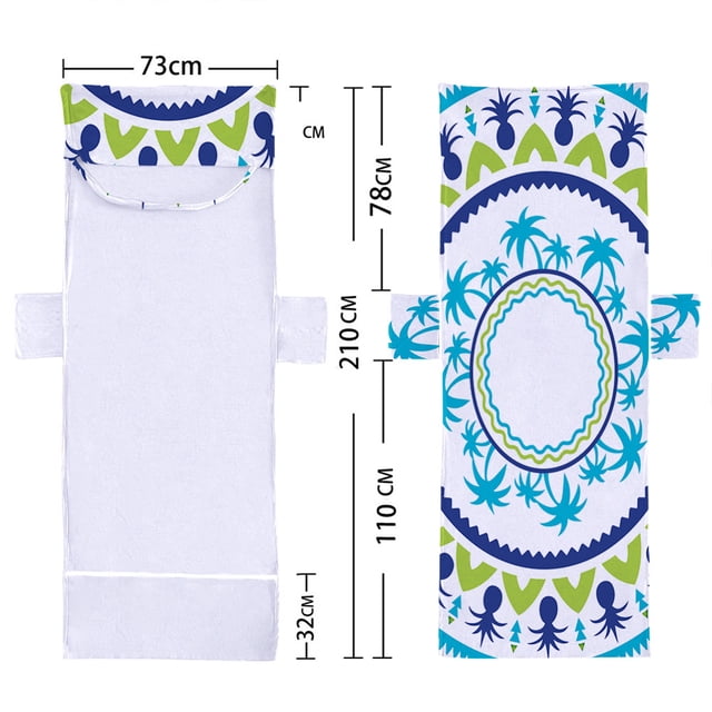 Producto para toalla de playa de poliéster de fibra ultrafina, funda para toalla de playa reclinable