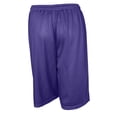 thumbnail image 6 of SPORT-TEK Men's Extra Long PosiCharge Classic Mesh Short S Purple, 6 of 6