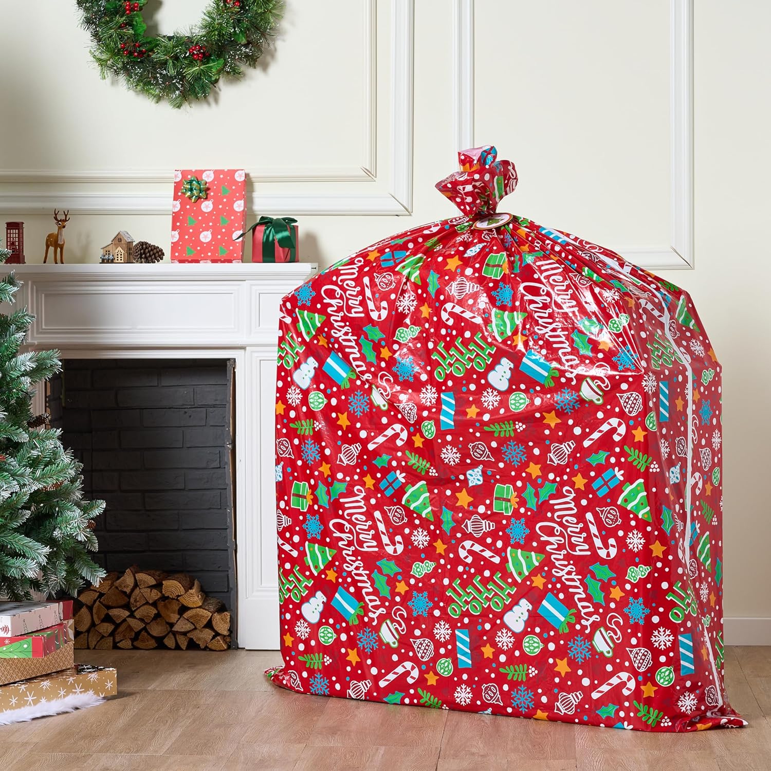 Joyfy Jumbo Bicycle Christmas Gift Bag 60" x 72" photo 5