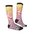 thumbnail image 4 of Lsque Leopard Skins And Heads Printed Crew Socks Men's Women's LightWeight Thin Casual Calf Socks ,Knee High Socks,Cotton Socks, 4 of 9