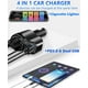 thumbnail image 4 of Cargador de coche USB 3.0 con alimentación de 7A/36W, cargador de encendedor de cigarrillos USB de 3 puertos con enchufe para encendedor de cigarrillos, Compatible con iPhone, Huawei, etc., 4 of 5