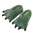 thumbnail image 4 of HNMKIU Bedroom Slippers Women Novelty Cartoon Tiger Dinosaur Warm Home Footwear Cozy Indoor Non Shoes for Women Green,6.5, 4 of 7
