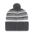 thumbnail image 2 of Men's '47  Charcoal Chicago Bears Tavern Cuffed Knit Hat with Pom, 2 of 2