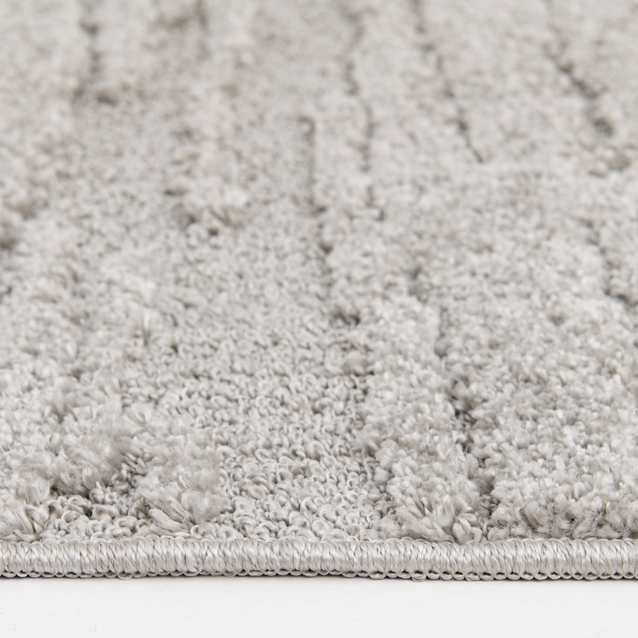 Mainstays 5x7 High-Low Gray Indoor Area Rug