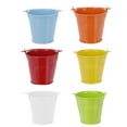 thumbnail image 4 of 6pcs mini cubo de estaño plantas suculentas sculister puede cubrir de almacenamiento de flores de lata portátil, 4 of 6