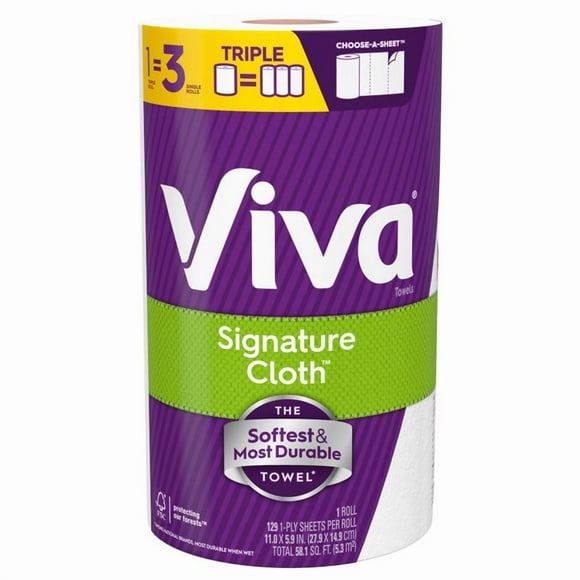 PPR TWLS 1PLY WHT 129SHT(Pack of 1)