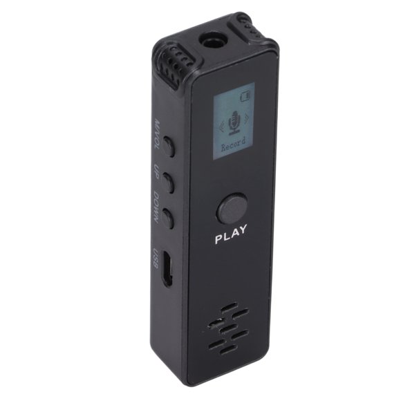 Recorder Digital Voice Recorder Noise Reduction Stereo Screen Audio Recording Device with MP3 Player