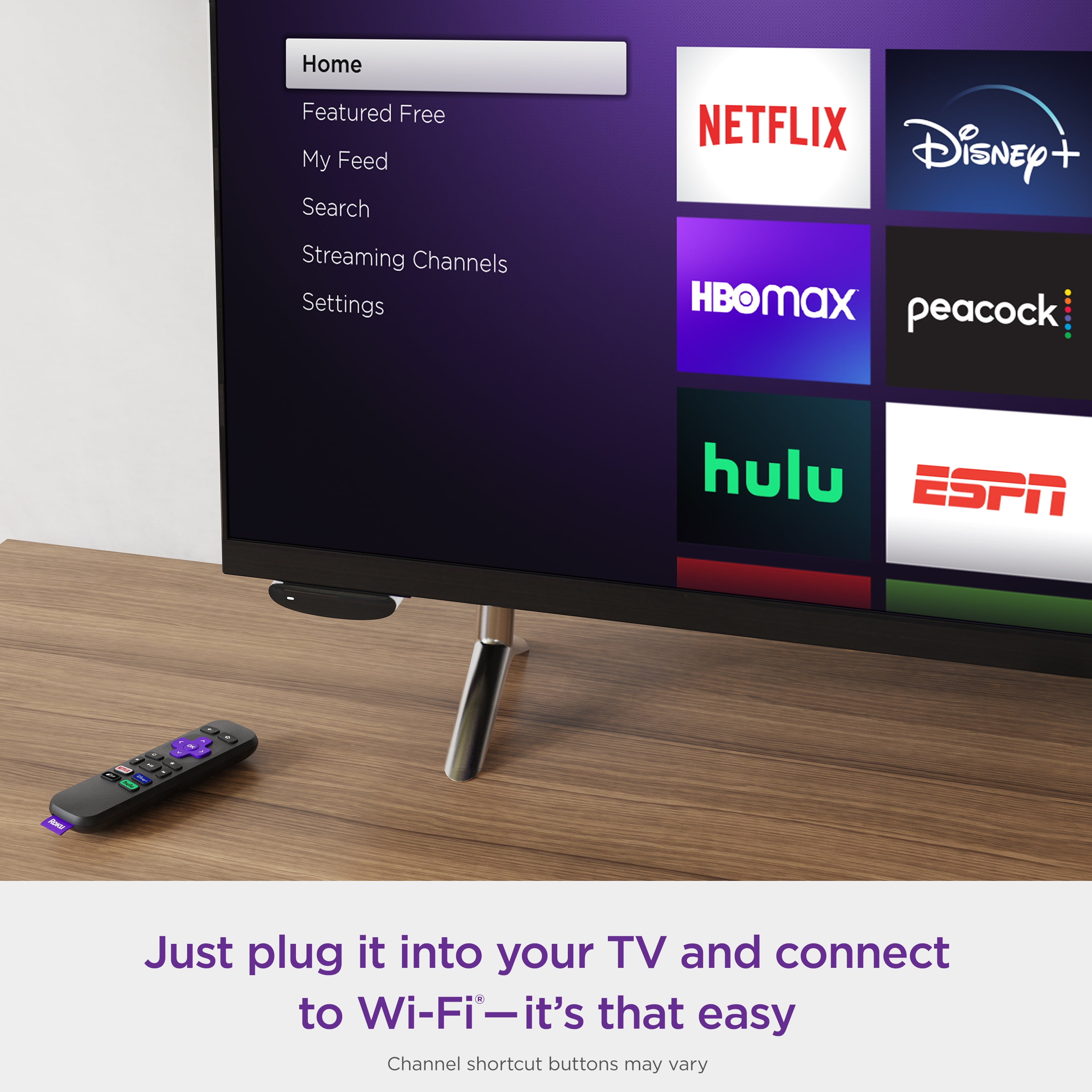 3000px x 3000px - Roku LE HD Streaming Media Player with High Speed HDMI Cable and Simple  Remote - Walmart.com