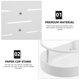thumbnail image 3 of Portavasos de papel escritorio de escritorio taza desechable Cazas de papel organizador para bebidas frías y calientes, 3 of 8