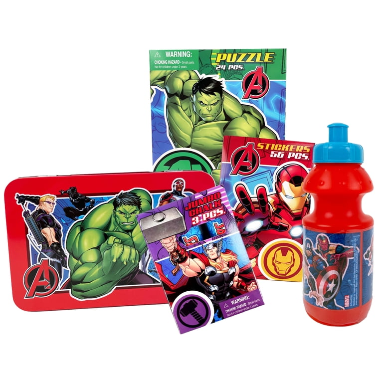 Avengers Valentines Day Tin Box Gift Set - Walmart.com