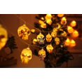 thumbnail image 1 of Luces de cadena de calabaza Decoraciones de Halloween Fiestas interiores al aire libre con pilas, 1 of 1