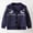 Navy, variant on LOVZFMLL Jackets for Girls 2-7year Kids's Fashion Christmas Snowflake Deer Loose Button V-neck Long Sleeved Hooded Casual Jacket/jacket 4 Years