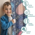thumbnail image 3 of Blackout Kids Curtains,Boho Bohemia Flower Childrens Insulated Curtains Set Of 2,Bedroom Essentials,Toddler Room Decor 42"x84"(106x213cm), 3 of 4