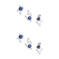 thumbnail image 1 of Minnieouse 3 uds manguito de nariz africano resistente al desgaste anillos de nariz falsos Clip no perforante Piercings artificiales de alta Plata 2Conjunto, 1 of 6