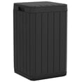thumbnail image 6 of vidaXL Outdoor Garbage Bin Anthracite 15"x15"x25.6" PP, 6 of 8