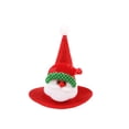 thumbnail image 3 of Gorro navideño para mascotas, gorro de Papá Noel para perros, disfraz navideño decorativo para perros pequeños y gatos. Estilo A, 3 of 6