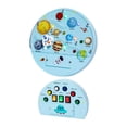 thumbnail image 2 of Tablero de interruptores LED, juguetes de viaje para bebés, tablero ocupado LED Space Planet para niños en edad preescolar, regalos de cumpleaños de 1, 2 of 10