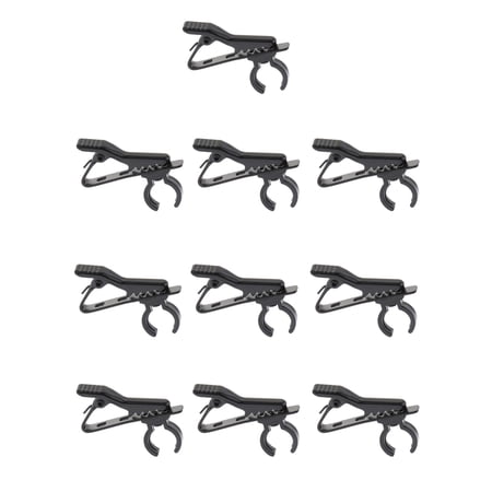 10 Pieces Microphone Lapel Tie ed styleed style Mic Metal Clip Holder 8.5mm price history on PriceWatchPro