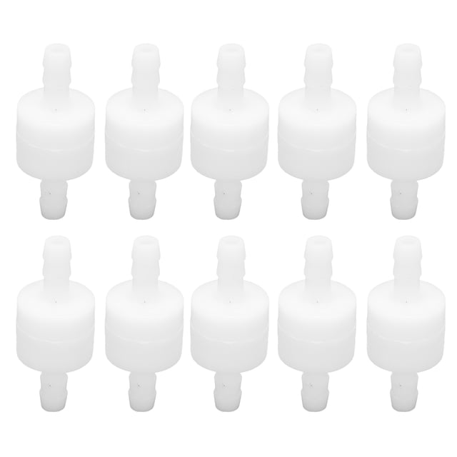 Non Return Valve, Corrosion Prevention PE Pressure Bearing Capacity High Temperature Resistant Check Valve For Fish 6mm White