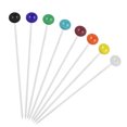 thumbnail image 3 of HEALEEP 250Set Glass Head Pin for Buttons Steel Round Head Artisans Wedding Decoration, 3 of 7